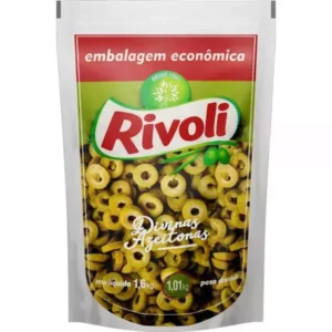 Azeitona Verde Fatiada Sachê Rivoli 1,01kg