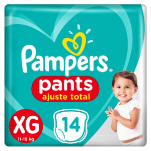 Fralda Pampers Pants Ajuste Total xg 14 unidades