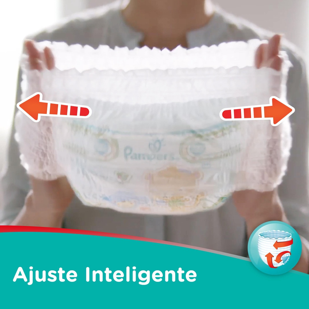 Fralda Pampers Pants Ajuste Total P 26 unidades - Imagem 4