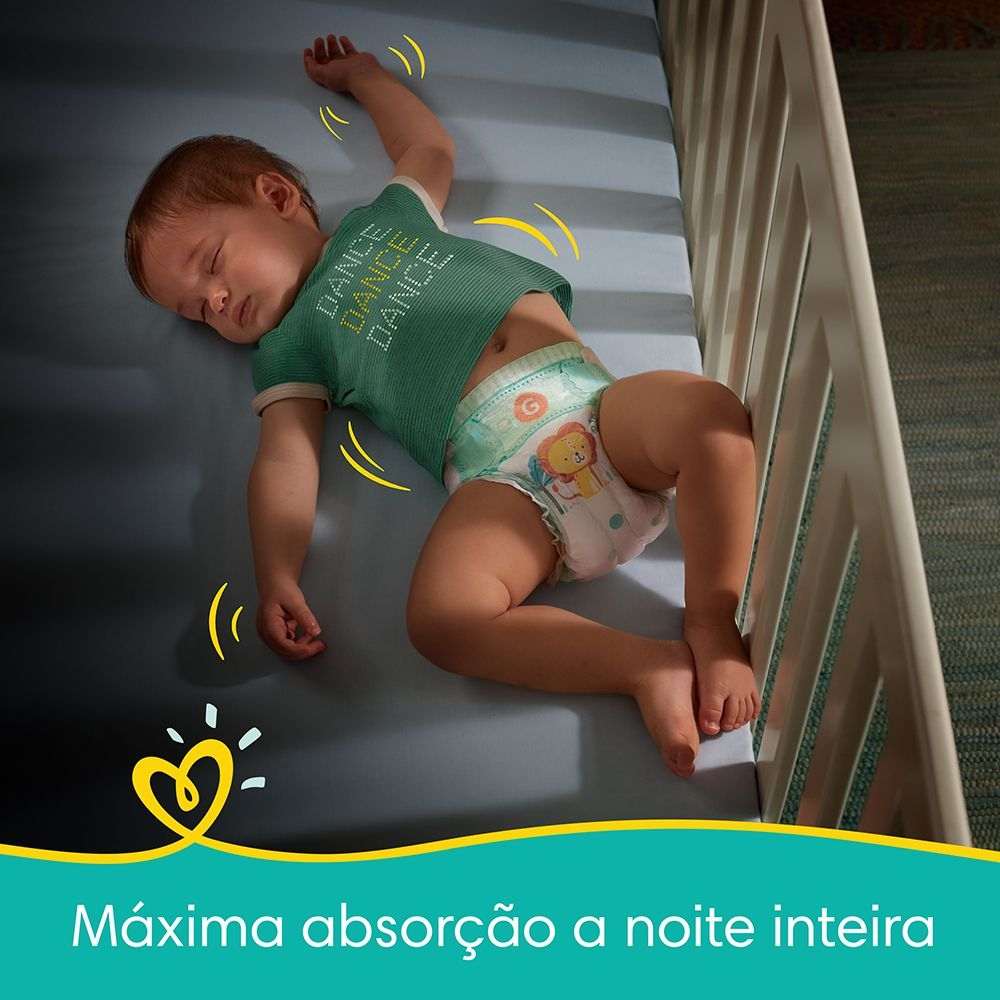 Fralda Pampers Descartável Confort Sec XG - 18 Unidades - Imagem 4
