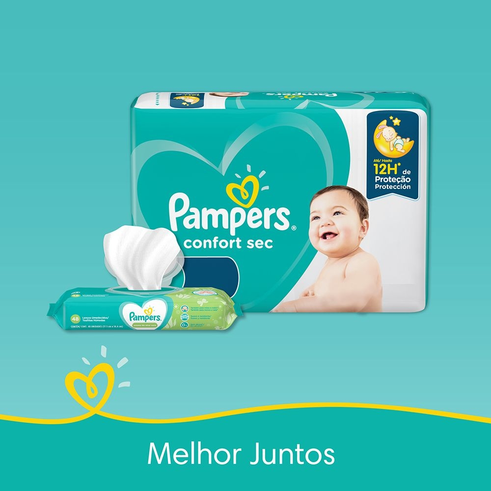 Fralda Pampers Descartável Confort Sec XG - 18 Unidades - Imagem 10