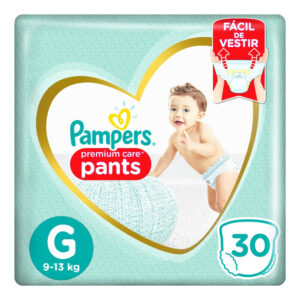 Fralda Pampers Pants Premium Care G 30 unidades