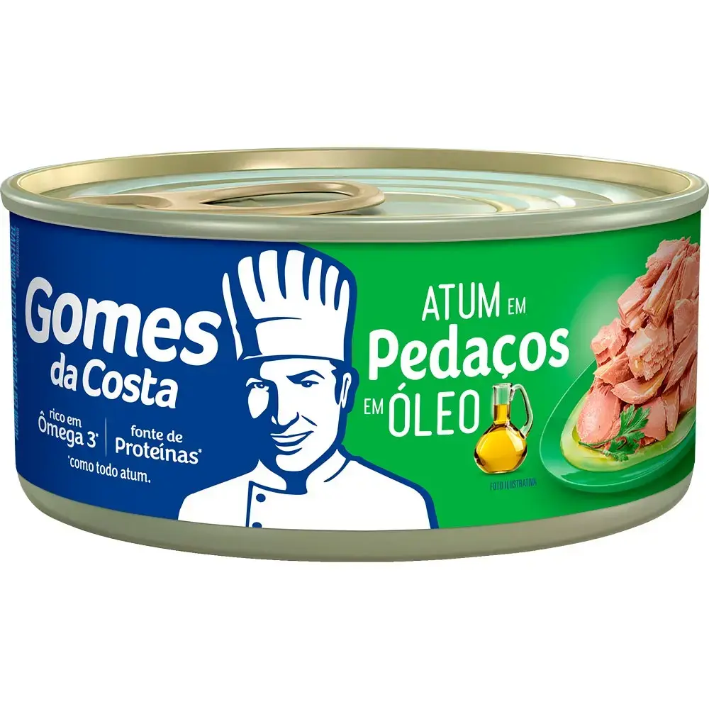 Atum em Pedaços e em Óleo Gomes da Costa 170g