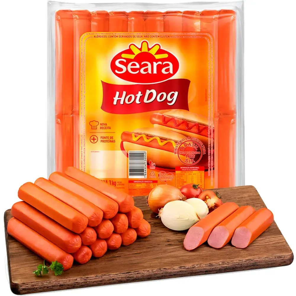Salsicha Hot Dog Seara 3kg