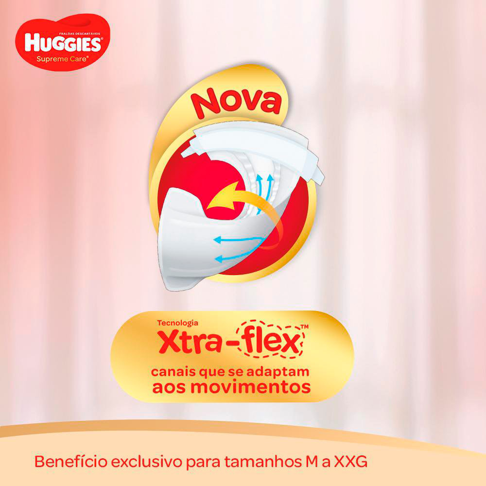 Fralda Huggies Supreme Care P - 48 Fraldas - Imagem 2