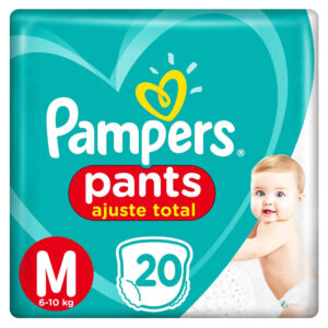 Fralda Pampers Pants Ajuste Total M - 20 Unidades