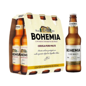 Cerveja Bohemia Puro Malte 355ml Pack (6 unidades)