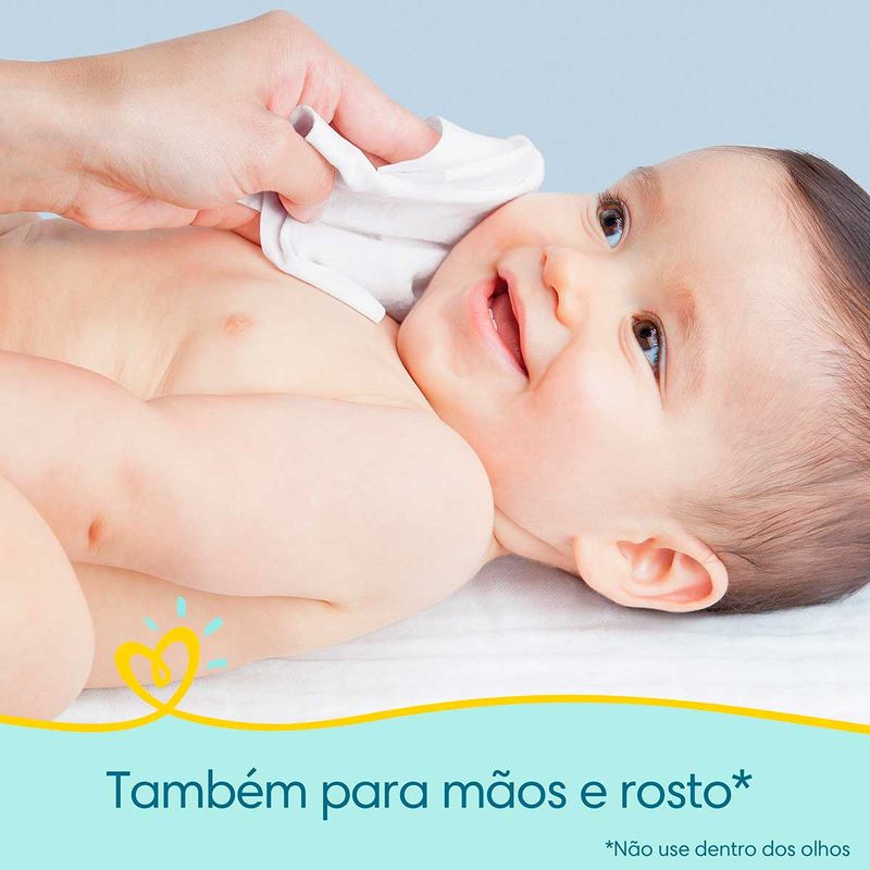 Lenços Umedecidos Pampers Limpeza Delicada 48 Unidades - Imagem 4
