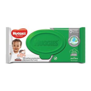 toalhas umedecidas huggies max clean 48un