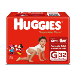 Fralda Huggies Supreme Care G - 32 Fraldas