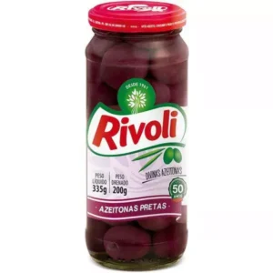 Azeitona Preta com Caroço Rivoli 200g