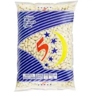 Feijão Branco Tipo 1 5 Estrelas 1Kg