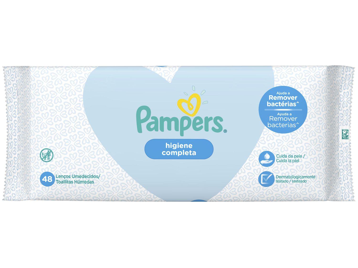Kit Lenço Umedecido Pampers Higiene Completa - 4 Pacotes com 48 Cada - Imagem 4