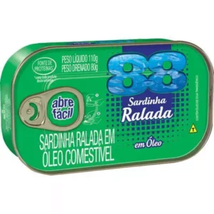 Sardinha Ralada em Óleo 88 110g