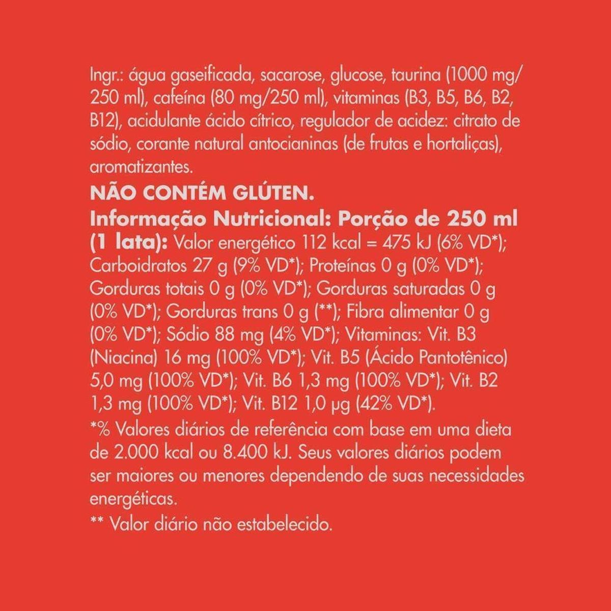 Energético Red Bull Energy Drink Summer Melancia 250 ml (24 latas) - Imagem 3