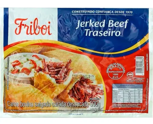 Jerked beef Friboi 500g