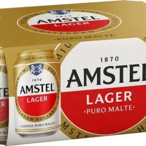 Cerveja Amstel Lata 350 Ml 12 Unidades