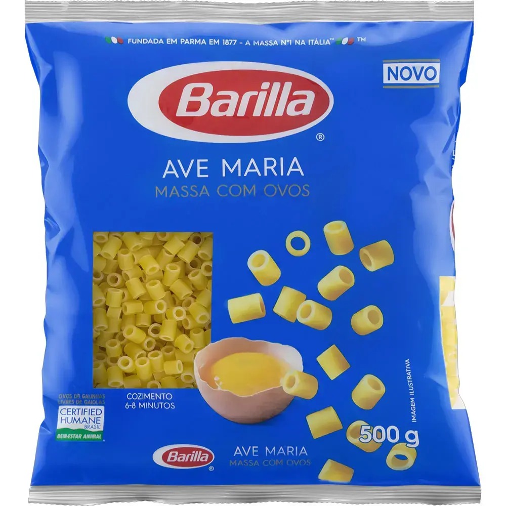 Macarrão com Ovos Barilla Ave Maria 500g