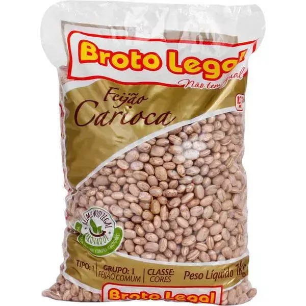 Feijão Carioca Broto Legal 1kg