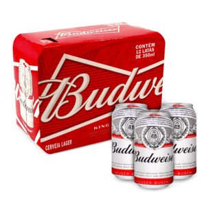 Cerveja Budweiser 350ml Pack (12 unidades)
