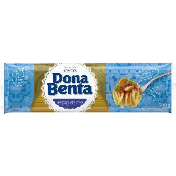 Macarrão com Ovos Espaguete 8 Dona Benta 500g