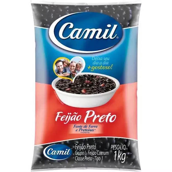 Feijão Preto Camil 1kg