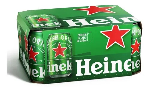 Heineken 350ml Lata - 12 Unidades