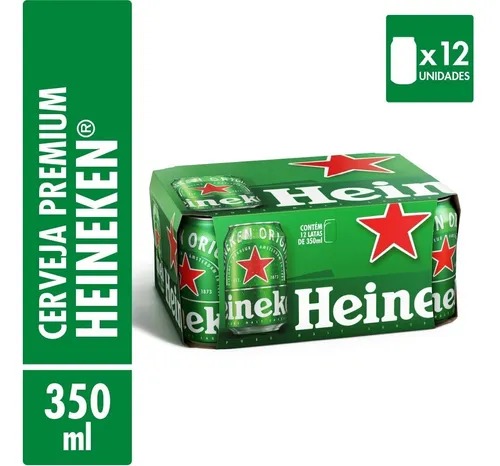 Heineken 350ml Lata - 12 Unidades - Imagem 2