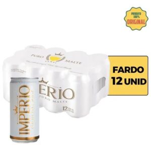 Cerveja Imperio - Puro Malte Pilsen - Lata 350ml - 12 Unid