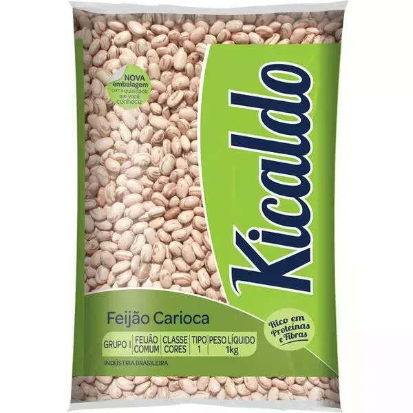 Feijão Carioca Tipo 1 Kicaldo 1kg
