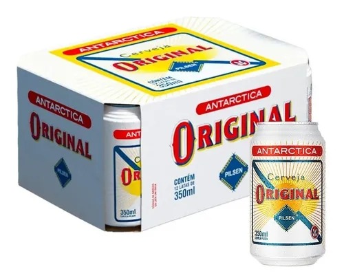 Cerveja Original 350ml Lata - Pack Com 12 Unidades