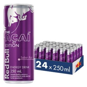 Energético Red Bull Energy Drink Açai 250 ml - 24 Unidades