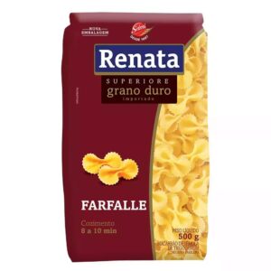 Macarrão Grano Duro Renata Superiore Farfalle 500g
