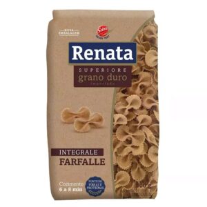 Macarrão Grano Duro Renata Superiore Integral Farfalle 500g