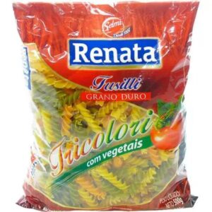 Macarrão Grano Duro Renata Fusilli 2 Color 500g