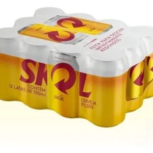 Cerveja Skol Pilsen 350ml Pack 12 Latas