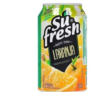 Bebida Sufresh Laranja Lata 330ml Kit Com 12 Unidades