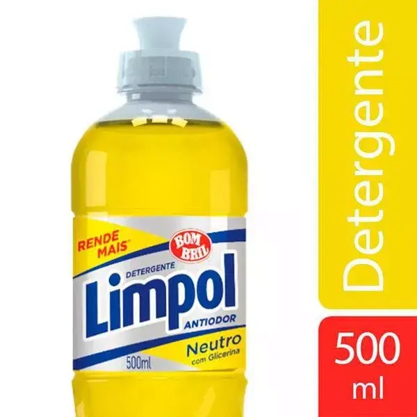 Detergente Líquido Limpol Neutro 500ml