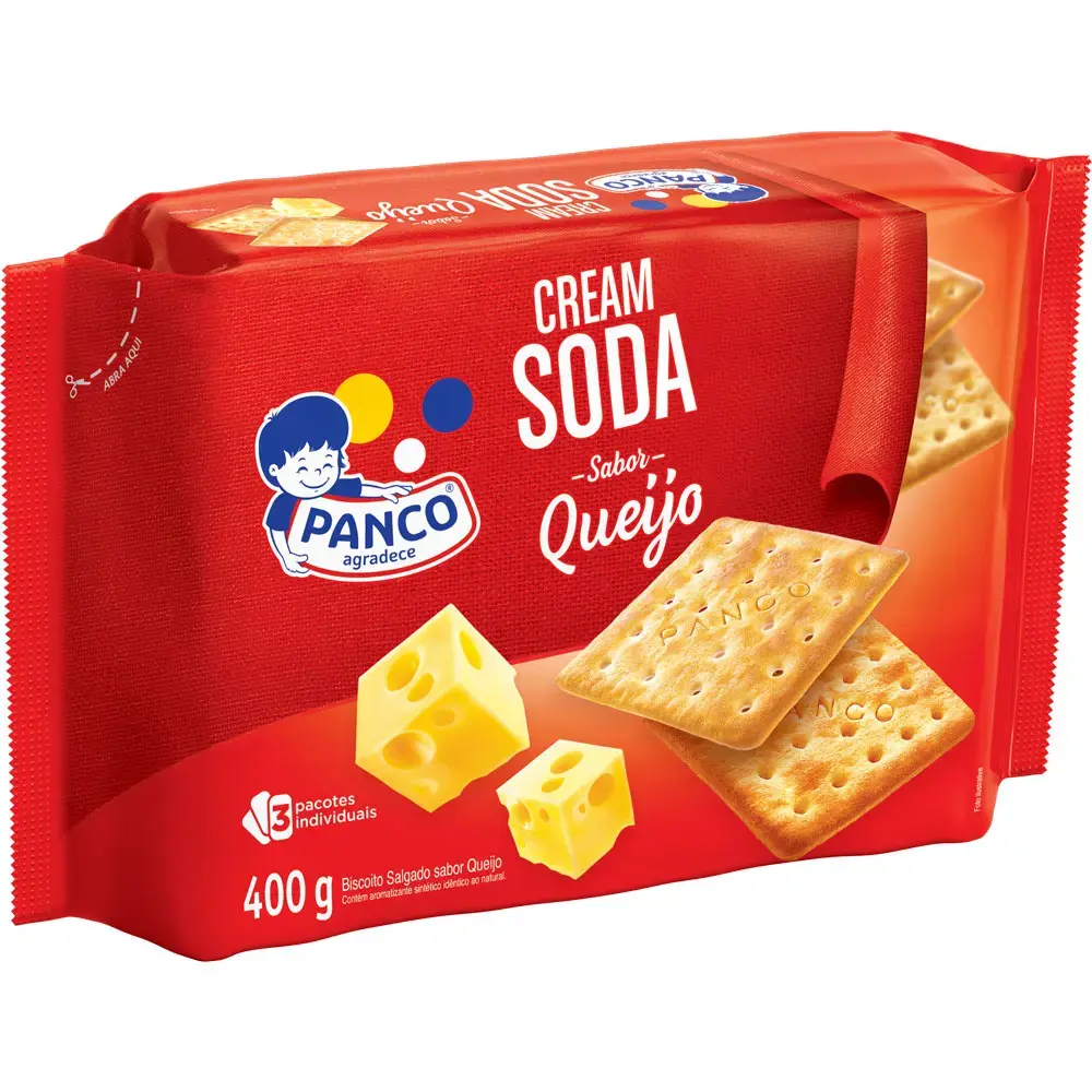 Biscoito Sublime Cracker Cream Soda Panco 400g