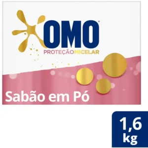 Lava Roupa em Pó sem Perfume Proteção Micelar Omo 1,6kg