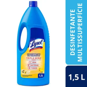 Desinfetante Multissuperfícies Poder Cítrico Lysol 1,5L