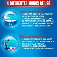 Desinfetante Multissuperfícies Poder Cítrico Lysol 1,5L - Imagem 3