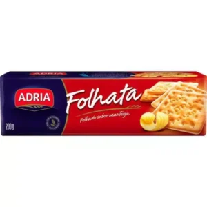 Biscoito Cream Cracker Folhata Adria 200g