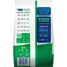 Lava-Roupas em Pó Lavagem Perfeita Sanitiza & Higieniza Omo 2,4kg - Imagem 2