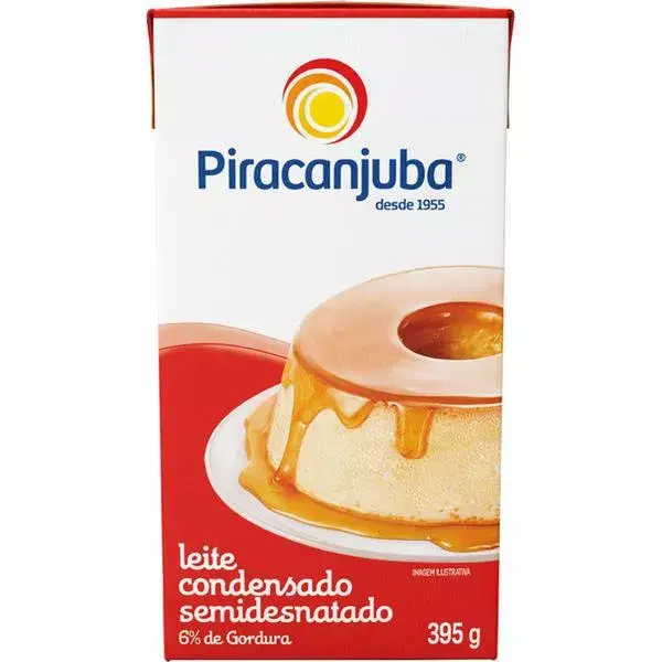Leite Condensado Semidesnatado Piracanjuba 395g
