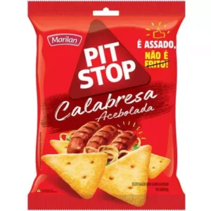 Biscoito Salgado Snack Calabresa Acebolada Pit Stop Marilan 80g