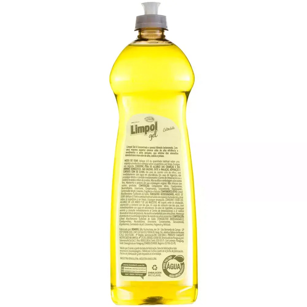 Detergente Gel Limpol Calendula 511g - Imagem 2