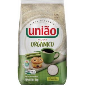 Açúcar Cristal Orgânico pacote 1kg - União