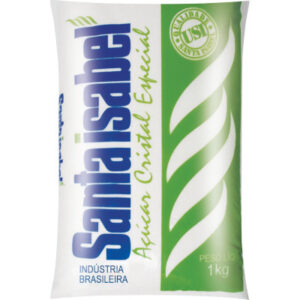 Açúcar Cristal pacote 1kg - Santa Isabel