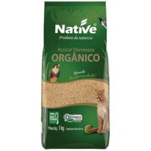 Açúcar Demerara Orgânico pacote 1kg - Native